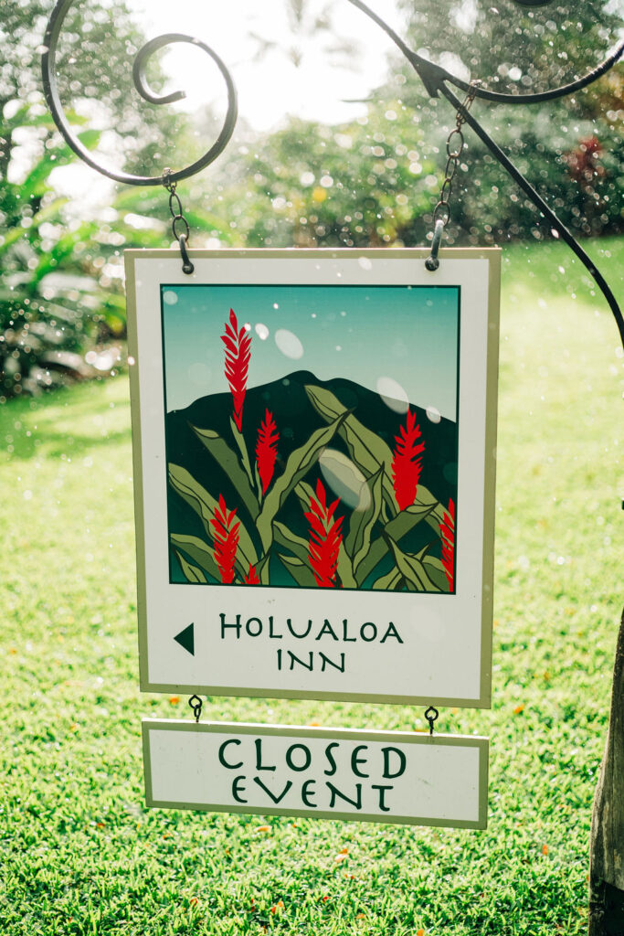 Holualoa Inn Wedding on the Big Island of Hawaii